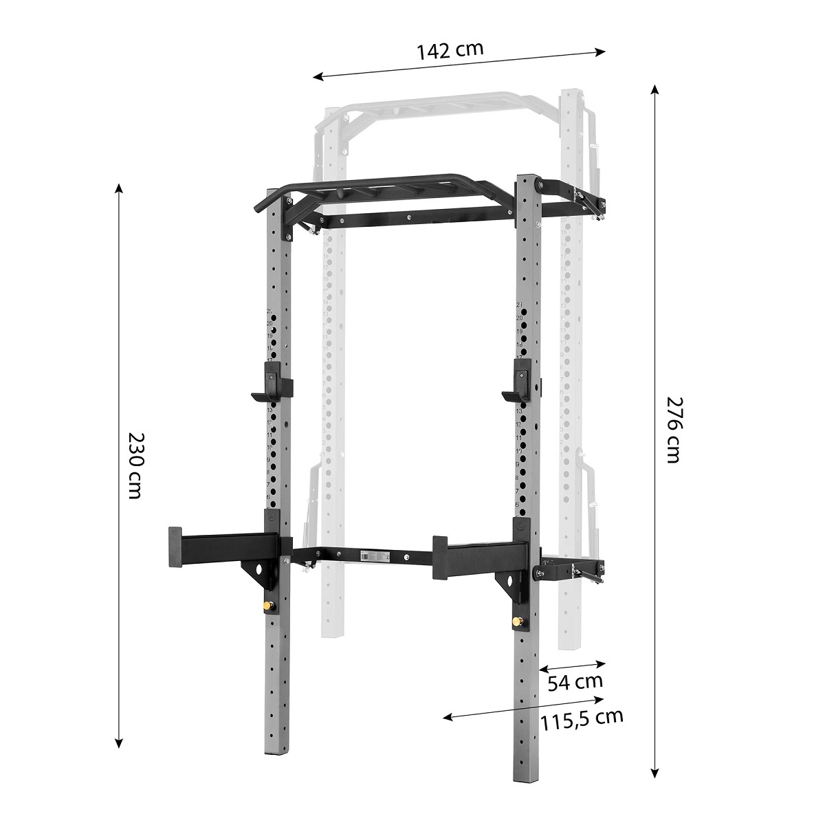 Foldable Wall Rack HMS KLT23