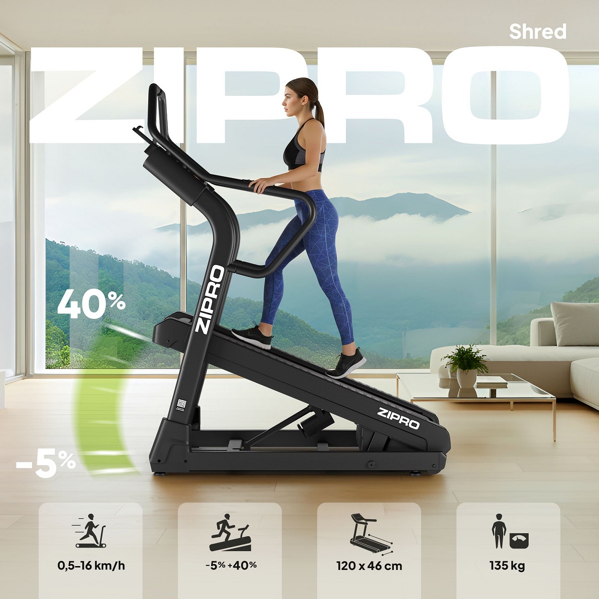 Traka za trčanje Zipro Shred (incline trainer)
