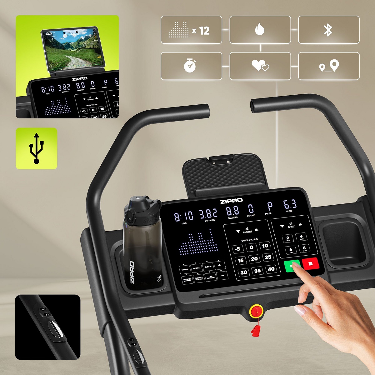 Traka za trčanje Zipro Shred (incline trainer)