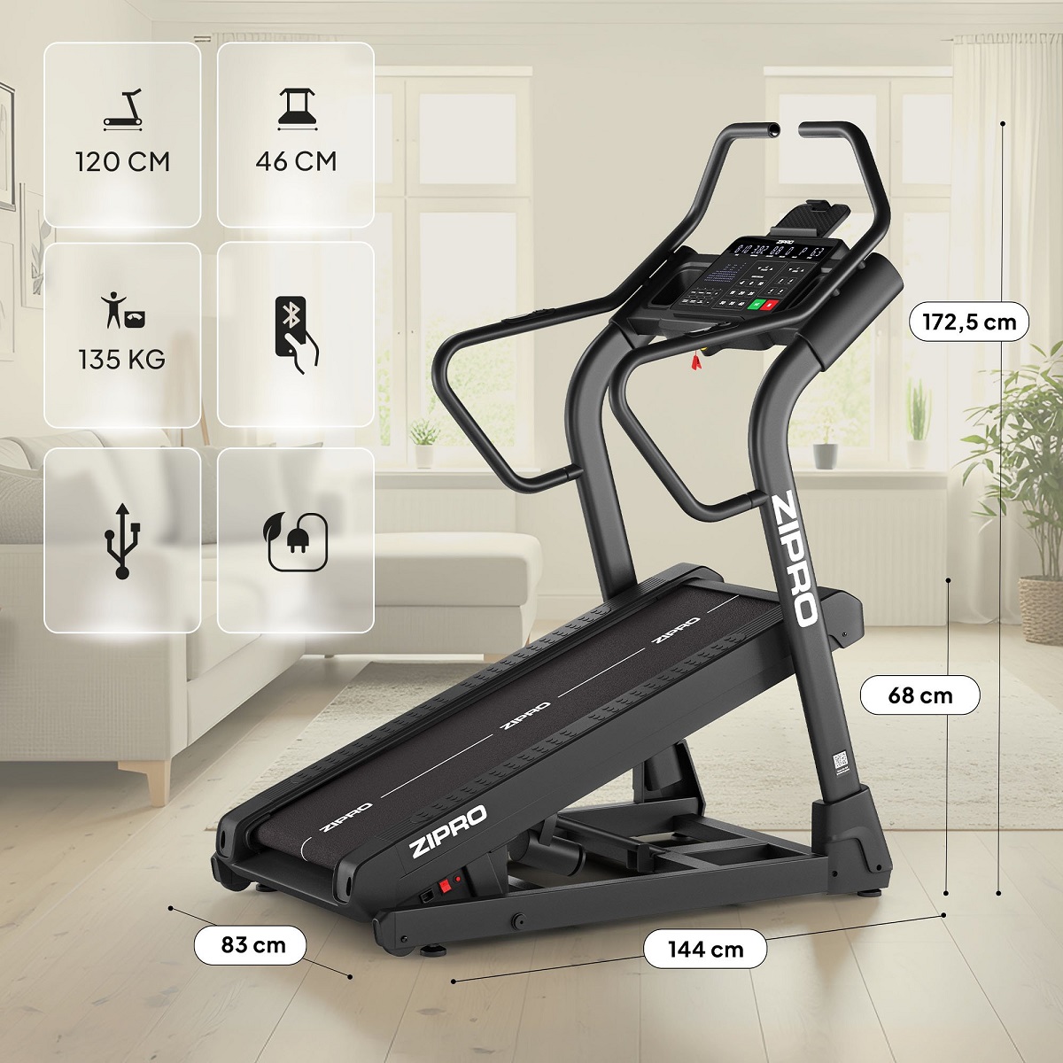 Traka za trčanje Zipro Shred (incline trainer)