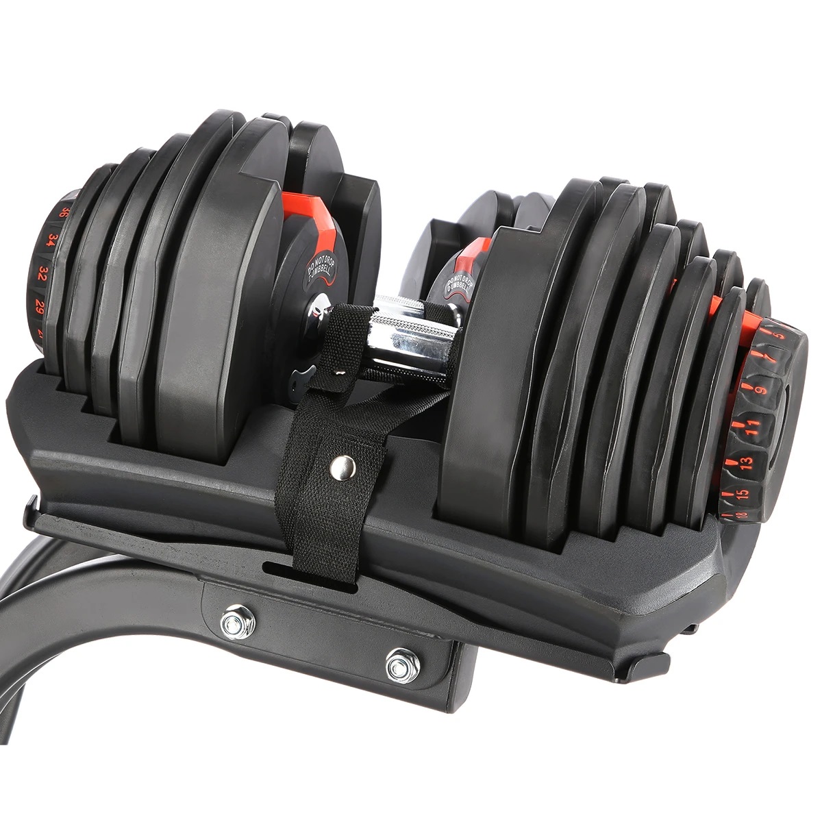 Nosač Smart-Lock bučica + 2x Smart-Lock podesivi uteg Paracot Flex One 40 kg