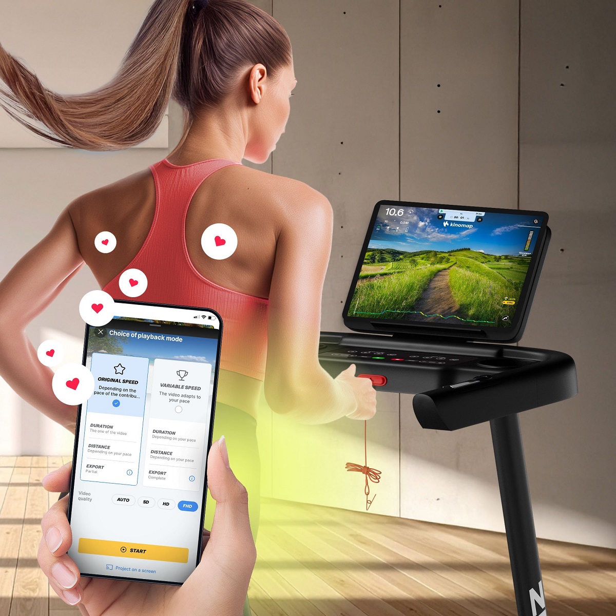 Traka za trčanje Zipro Luma