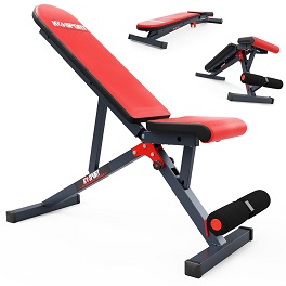 Podesiva sklopiva klupa K-Sport KSSL062 