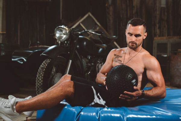 Slam ball Easy grip - 25 kg