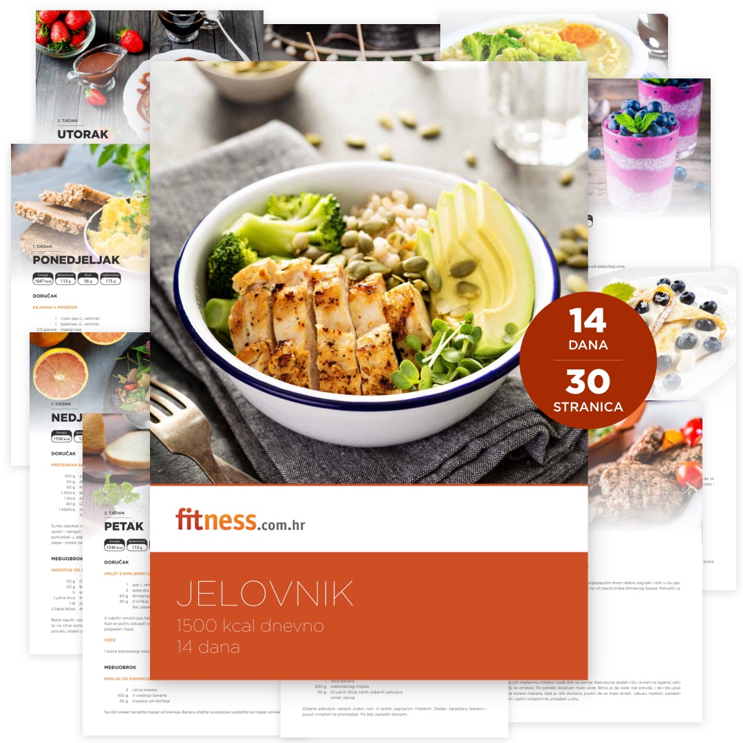 Traka za hodanje + jelovnik + podloga 
