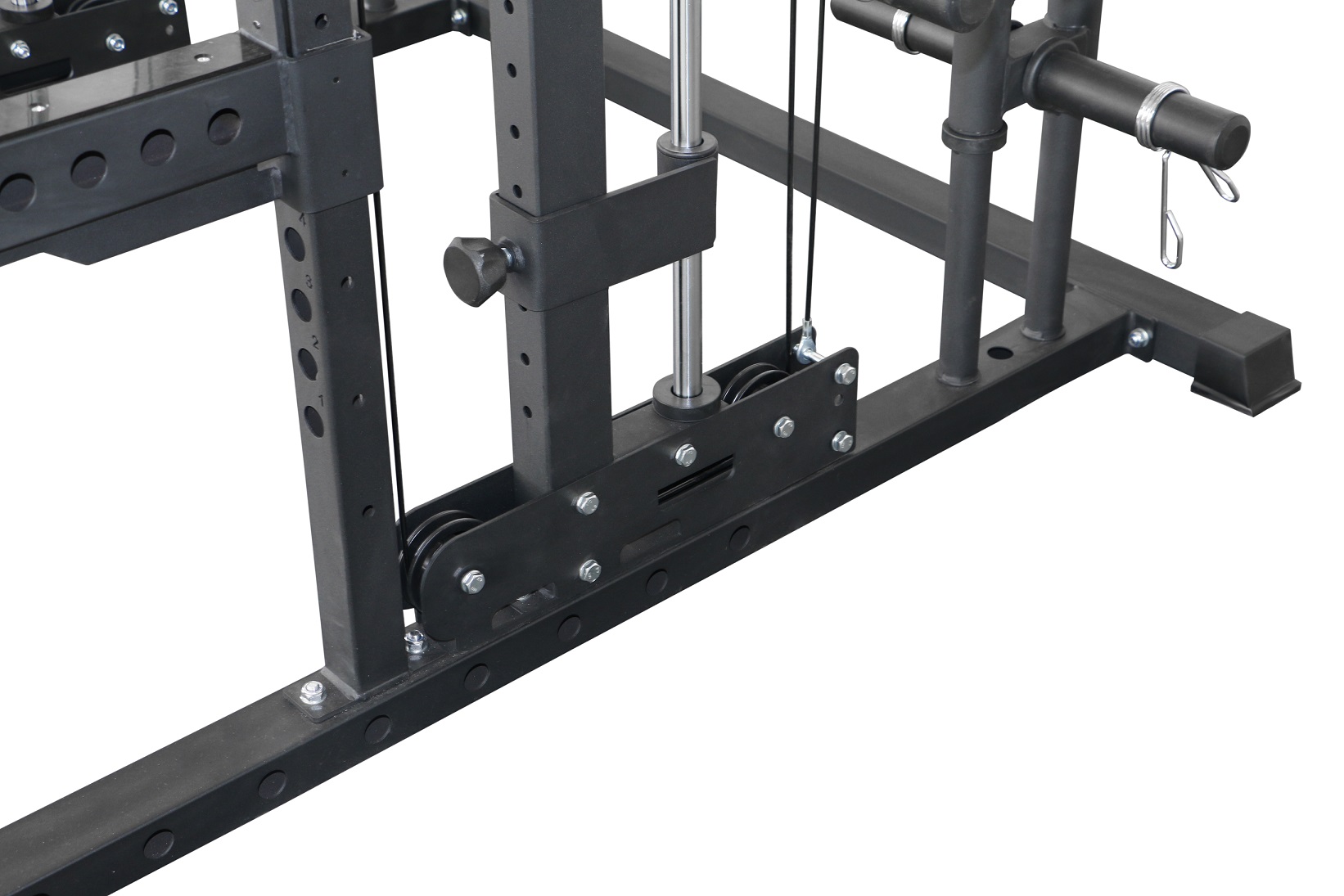 Smith Machine & Power Rack with Adjustable Pulley Paracot Force