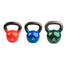Set gumiranih kettlebella 12 / 16 / 20 kg