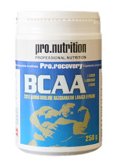 BCAA prah 250 g – aminokisline z razvejano verigo