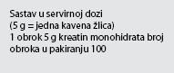 Crea.pro 500 g – sestava