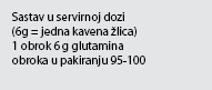 Gluta.pro 500g – sestava